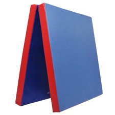 Grevinga® Klappbare Turnmatte (RG 22) 200x100x8cm BLAU-ROT (138248-bl-r)