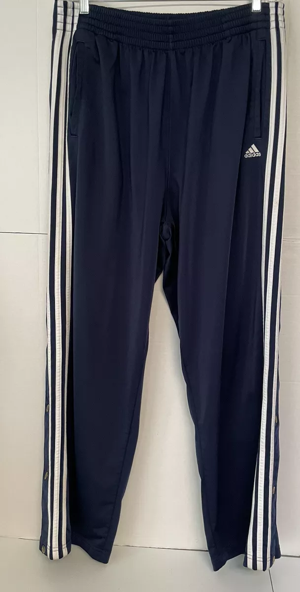 adidas  Pants  Vintage Adidas Mens Break Away Pants Side Snap Button Warm  Up Track Pants  Poshmark