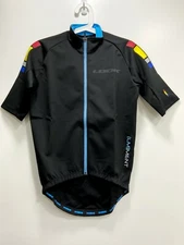 Look Maillot [LM] MENT Team Men’s Cycling Short Sleeve Jersey (Black Blue) S-XXL