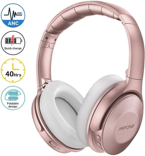 Mpow H17 Wireless Headphone Over Ear HiFi Bass Headset Noise Cancelling  Earphone | eBay