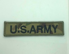 US ARMY Distinguishing Name Tape Patch Hook and loop Fastener