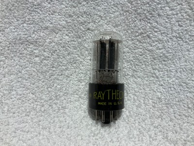 Raytheon 6SN7GT BLACK plates TESTED Sencor 120+
