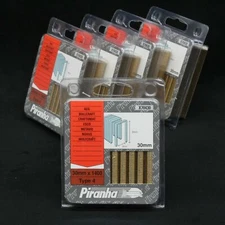 Piranha X70430 Type 4 Staples 30mm Bosch AEG, Craftomat, Metabo, Novus (5 Packs)