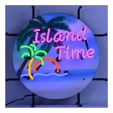 Neonetics 5SMLIT Island Time Junior Neon Sign