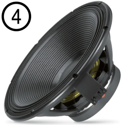 4x RCF L18P400 18'' 2000W Subwoofer 4 Professional bass reflex & bass-horn system