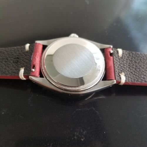 Rolex Oyster Perpetual Ref 1002 34mm Mens Automatic 1960s Swiss Vintage RA143R - Picture 10 of 11