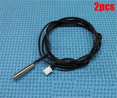 2Pcs Thermistor 1M Ntc Accuracy Probe Waterproof 10K 1% 3950 Temperature Sens ve