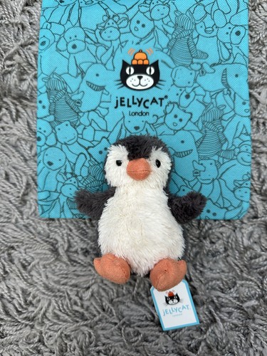 Jellycat Kleiner Erdnusspinguin - Selten - Brandneu Mit Etikett - Kostenloser Versand✅
