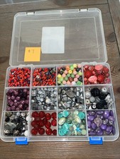 Jewelry Making Craft Beads Over 2 Lbs With Sorting Container