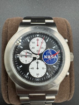 NASA × MONO Collaboration Wrist Watch World Limited Universe Watch Japan RARE VG