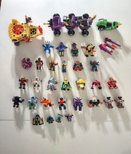 Z-BOTS Figure Vehicle lot VTG 1990's Galoob Micro Machines Zbots Missile Rocket