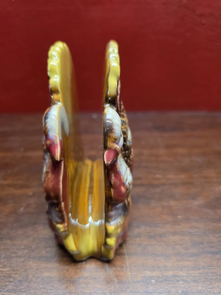 Servilletero de pavo de cerámica decoración de acción de gracias mejores hogares y jardín Foto 2 de 4