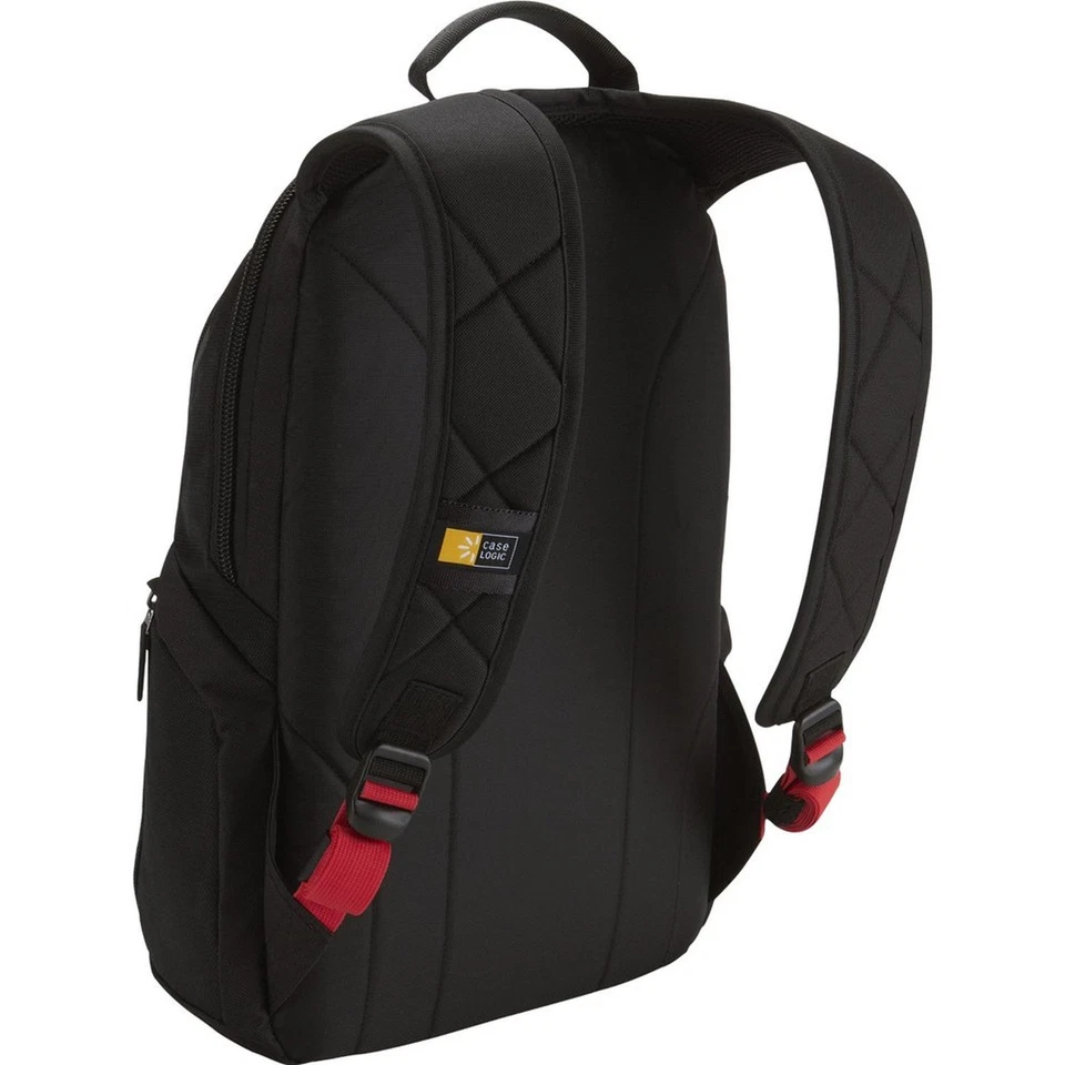 Case Logic DLBP-114BLACK 14-Inch Laptop Backpack Bag - Black - Image 3 of 4