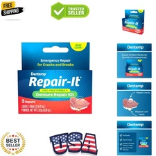 Repair Kit - Repair-It Advanced Formula Denture Repair Kit - Repairs Broken D...