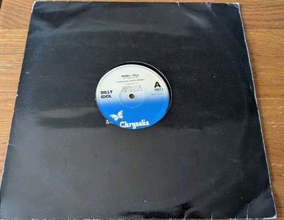 Billy Idol Rebel Yell White Wedding 12 Inch Single Vgc+ Play Tested Vinyl Rock