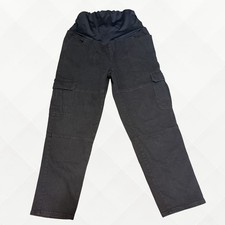 Jeans cargo rectos Isabel & Ingrid Maternity años 90 • Negros • 12 • Nuevos con etiquetas - MTR-100