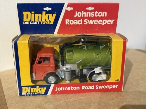 Vintage DINKY TOYS 449 Johnston Road Sweeper In Original Box Diecast Model