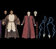 Star Wars The Black Series Mace Windu & Darth Sidious