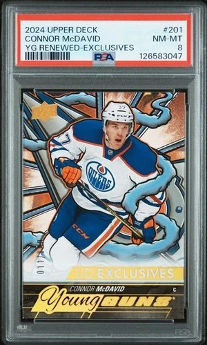 2024 2024-25 UPPER DECK CONNOR McDAVID YOUNG GUNS RENEWED EXCLUSIVES 011/100
