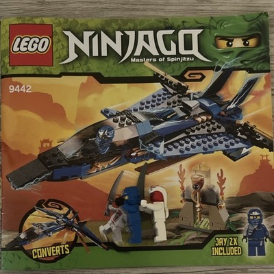 LEGO NINJAGO Jay's Storm Fighter 9442 Jay ZX Snappa Complete Set