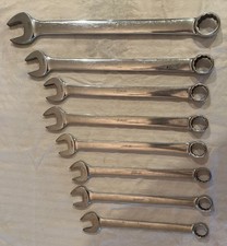 Snap-On metric wrench set used. 19, 20, 21, 22, 23, 24, 27, 32 mm. Nice!