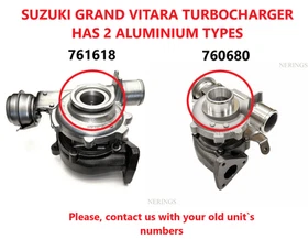 Turbolader new SUZUKI GRAND VITARA II 1.9 DDiS TC10-0326 760680