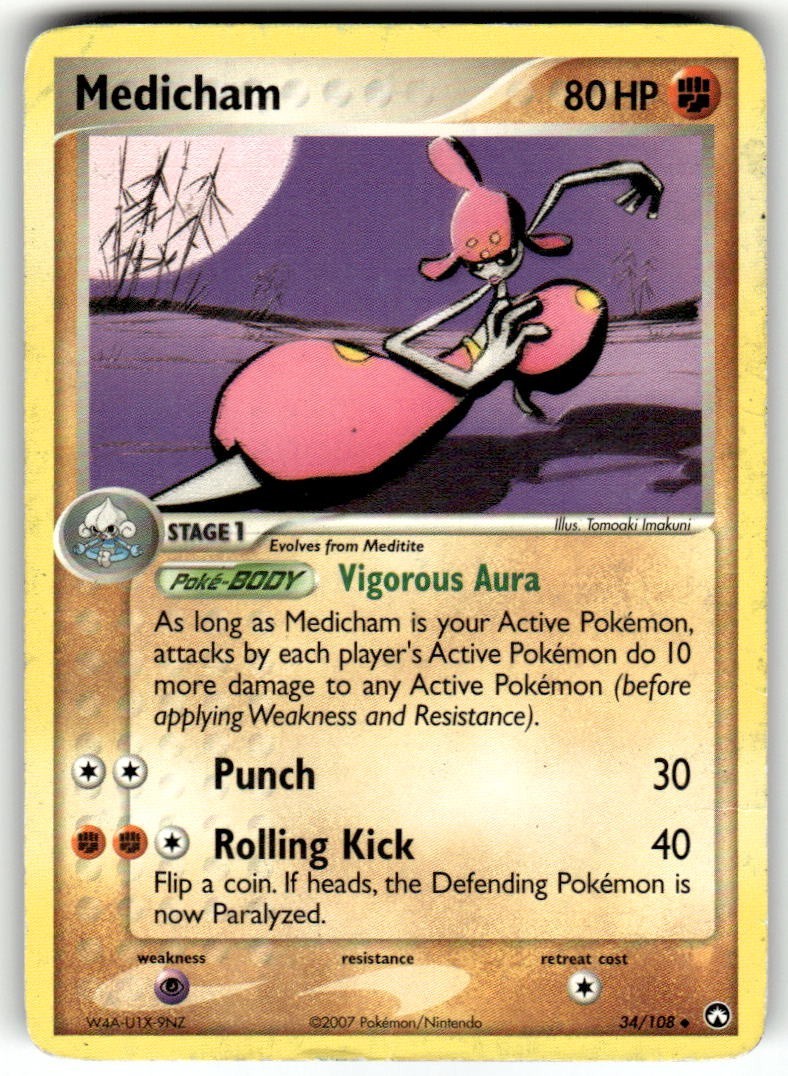 Medicham 34/108 - Power Keepers - Pokémon Card