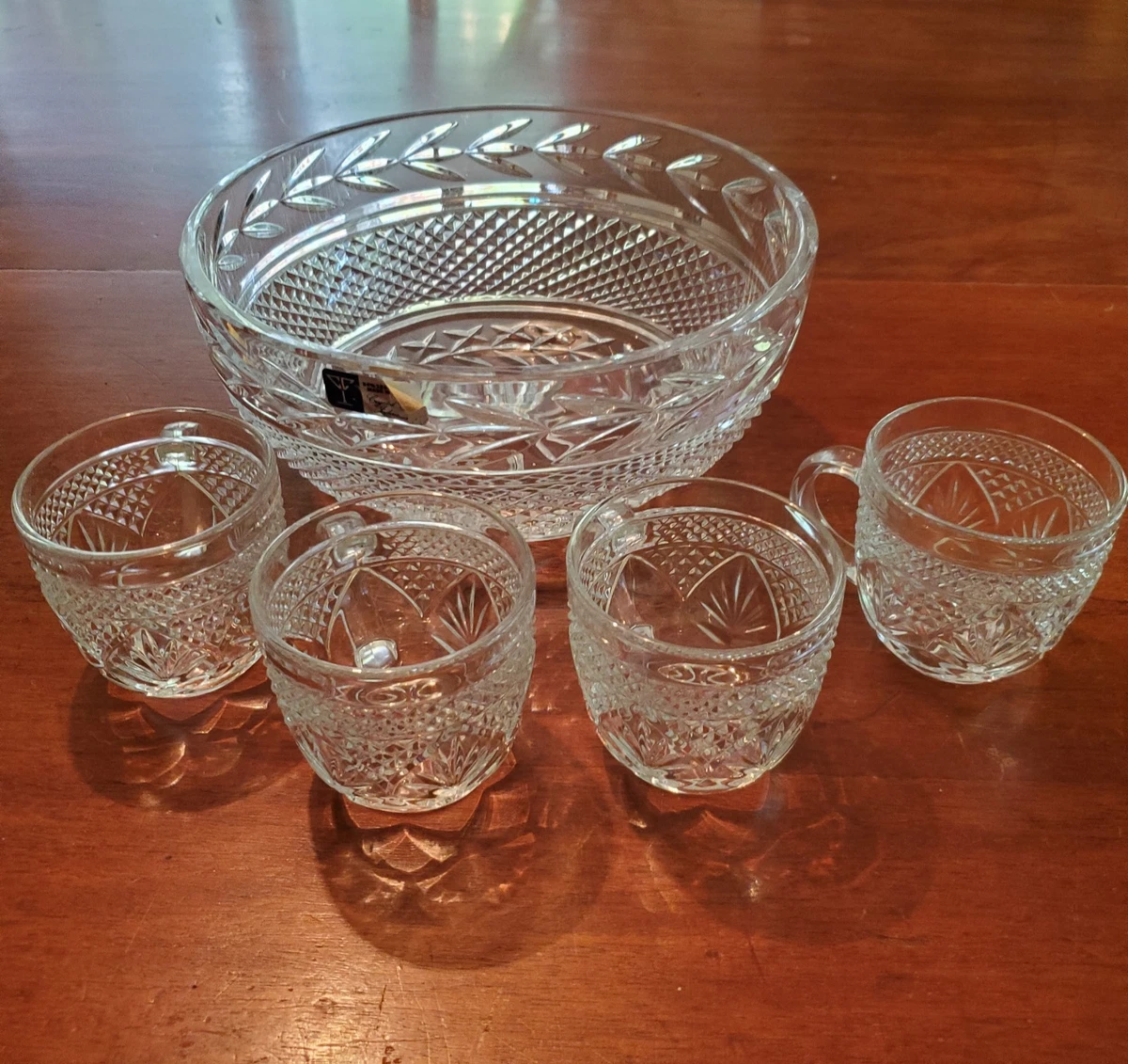 Anchor Hocking Wexford Punch Bowl Glass for sale | eBay