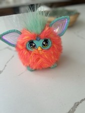 Hasbro Furby Electronic Interactive Toy Orange Pink Blue Ears Green Hair