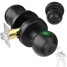 FITNATE Fingerprint Door Lock, Smart Fingerprint Door Knob, Biometric Door Lo...