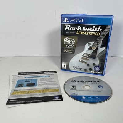 Rocksmith Remastered 2014 Playstation 4 PS4 NO CABLE Tested Working NO DOWNLOADS