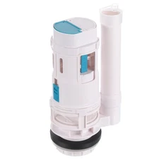 Toilet Flush Valves 2 Inch Toilet Replacement Parts 210mm Height White