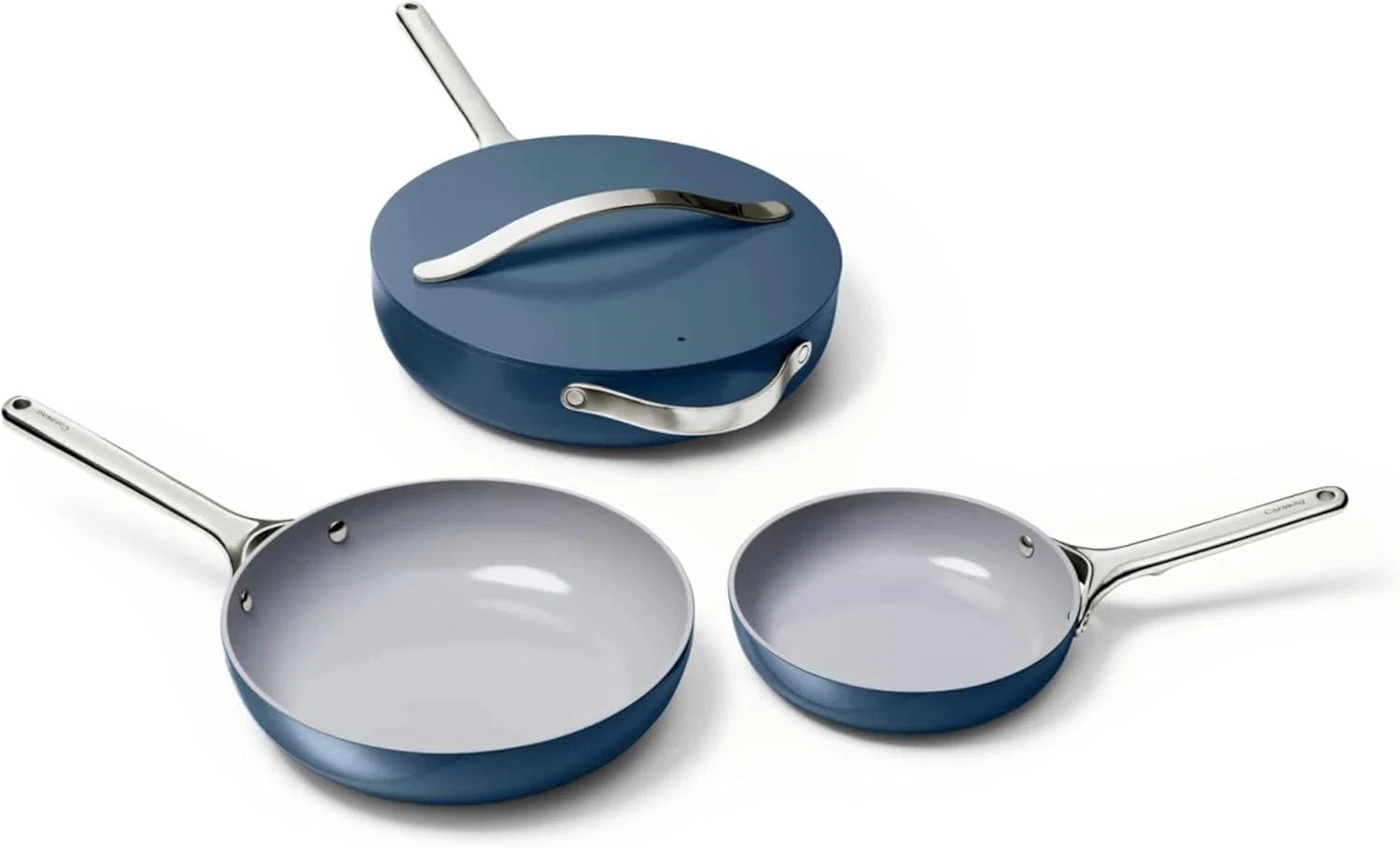 Caraway Ceramic Non-Stick 4-Piece Fry Pan Cookware Set - Thumbnail 4