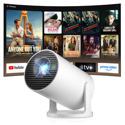 Salange Mini Beamer 4K WiFi 6 Bluetooth 54 270 Drehbar