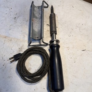 American Beauty #3138 Electrical Heavy Duty Soldering Iron TESTED WORKS w/Stand