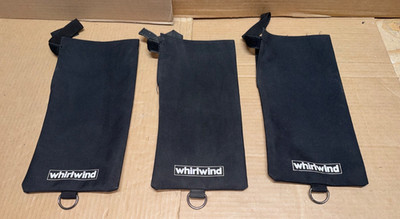 (3) WHIRLWIND PIGBAGS, HEAVY DUTY NYLON CABLE CONNECTOR PROTECTION BAGS (SM)