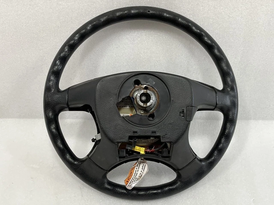 1994 1995 HONDA ACCORD STEERING WHEEL ASSEMBLY BLACK - Image 2 of 4