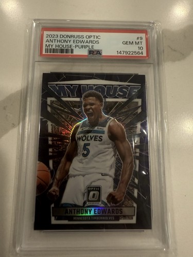 Anthony Edwards  [Purple] #9 2023 Donruss Optic My House card