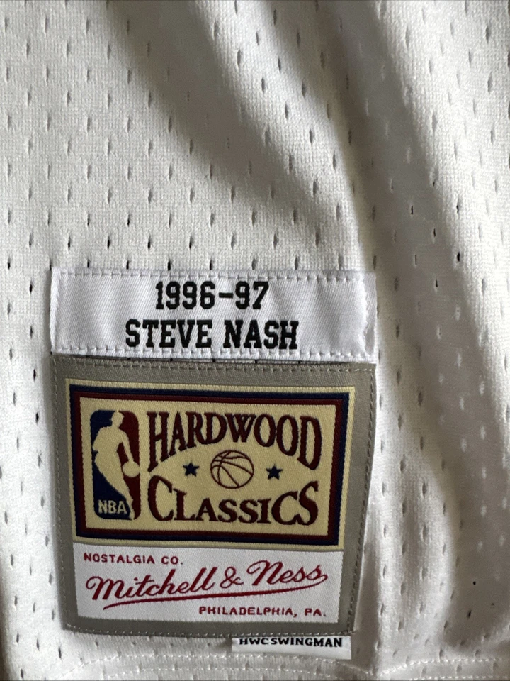 Steve Nash Phoenix Suns Mitchell & Ness NBA Rookie 1996-1997 Authentic Jersey - Image 2 of 4