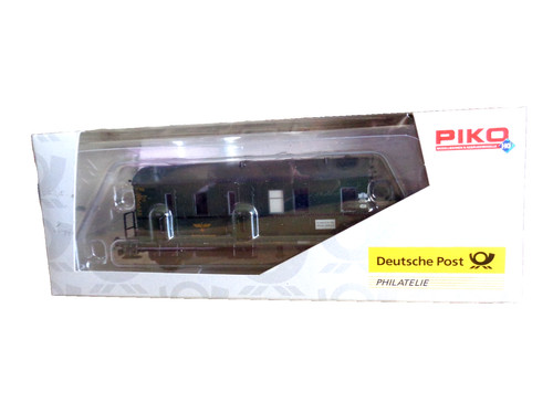 PIKO 5593/10 H0 Bahnpostwagen Paket "Post" grün 2a -DBP -*Wechselstrom*- NEU-OVP | Zustand: Neu