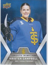 2024/25 UD PWHL SHOWCASE..KRISTEN CAMPBELL..ROOKIE..EXCLUSIVE..TORONTO SCEPTRES