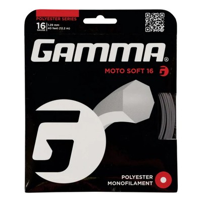 Gamma Moto Soft Charcoal Saitenset 12,2m Saitenstärke 1,29 grau