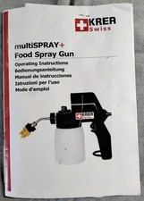 KREA Swiss multiSPRAY+ Lebensmittelsprayer für Rational Kombidämpfer