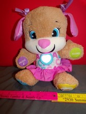 Fisher Price Laugh Learn Smart Stages Sis Pink 2017 Interactive Plush Puppy