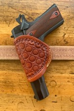 LH 1911 Leather Bitterroot Stamp Drop-In Holster Handmade in Montana
