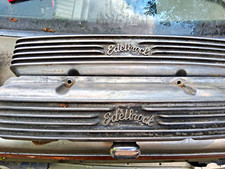 1961-62 Rare Japanese Made Edelbrock Valve Covers Chevorlet Small Block 283-400