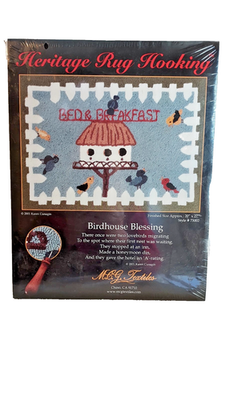 #ad Vintage 2001 MCG Textiles Rug Hooking Kit Artist Karen Cunagin Unopened Box $17.85