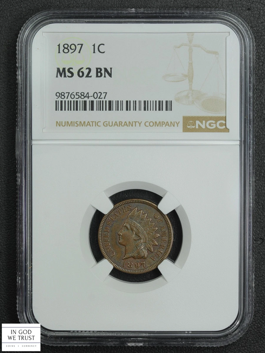 MS 62 Graded Indian Head Small Cents (1859-1909) for sale | eBay