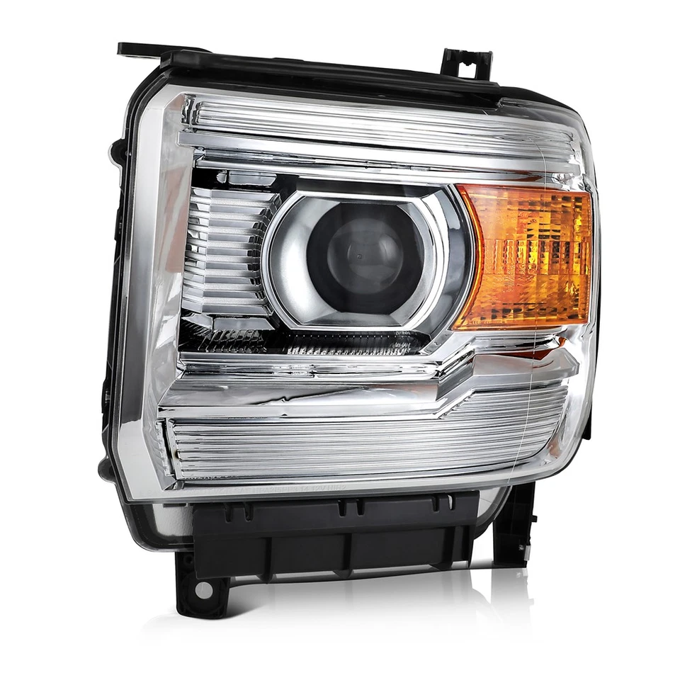 Pair Headlight Assembly For 2015-2019 GMC Sierra 2500HD 3500HD Left Right Lamps - Imagem 3 de 4