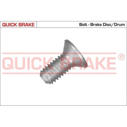 1X Schraube, Bremsscheibe Quick Brake 11671 Passend FüR Fiat Ford Honda Opel-image